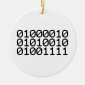 BINARY BRO KERAMISCH ORNAMENT (Voorkant)