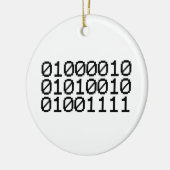 BINARY BRO KERAMISCH ORNAMENT (Links)