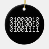 BINARY BRO KERAMISCH ORNAMENT (Voorkant)