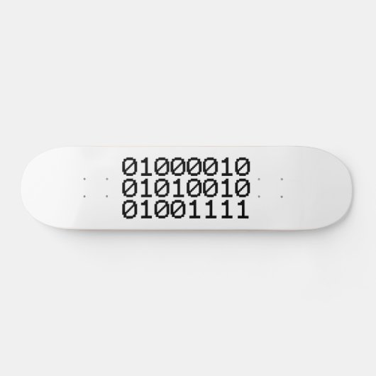 BINARY BRO PERSOONLIJK SKATEBOARD (Horizontaal)