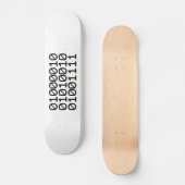 BINARY BRO PERSOONLIJK SKATEBOARD (Voorkant)