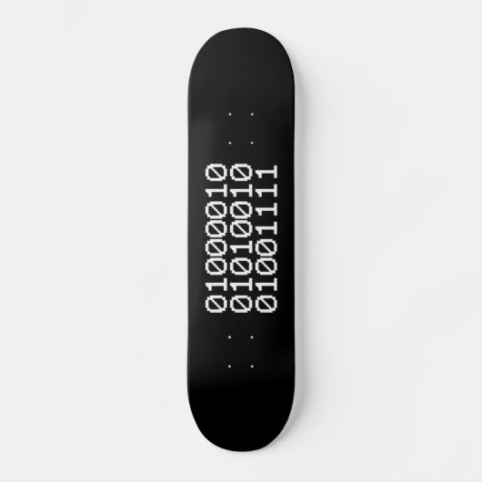 BINARY BRO PERSOONLIJK SKATEBOARD (Voorkant)