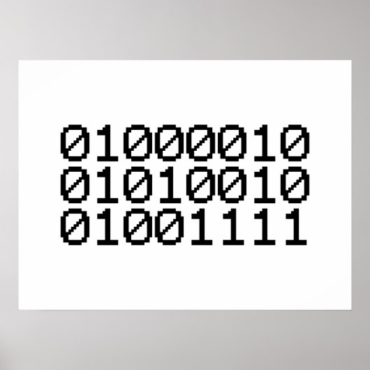 BINARY BRO POSTER (Voorkant)