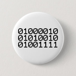 BINARY BRO RONDE BUTTON 5,7 CM