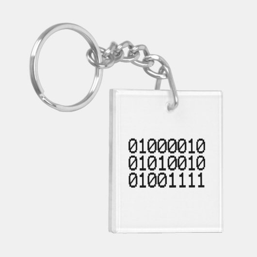 BINARY BRO SLEUTELHANGER (Voorkant Links)