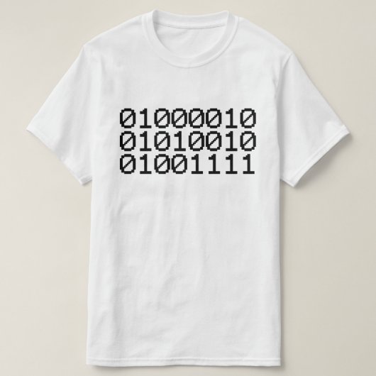 BINARY BRO T-SHIRT (Design voorkant)