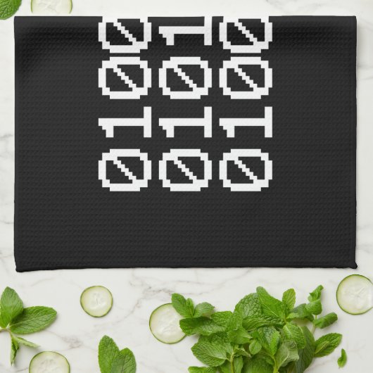 BINARY BRO THEEDOEK (Gevouwen)