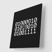 BINARY BRO VIERKANTE KLOK (Hoek)