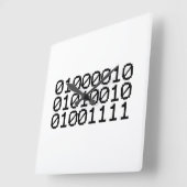 BINARY BRO VIERKANTE KLOK (Hoek)