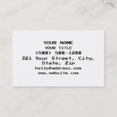 BINARY BRO VISITEKAARTJE (Achterkant)