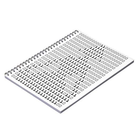 Binary Buddha Notitieboek (Linkerzijde)