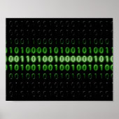 binary-code-475664 BINARY CODE COMPUTERWORLD COMPU Poster (Voorkant)