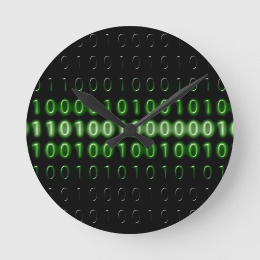 binary-code-475664 BINARY CODE COMPUTERWORLD COMPU Ronde Klok (Voorkant)