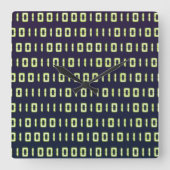 Binary Code Clock Vierkante Klok (Voorkant)