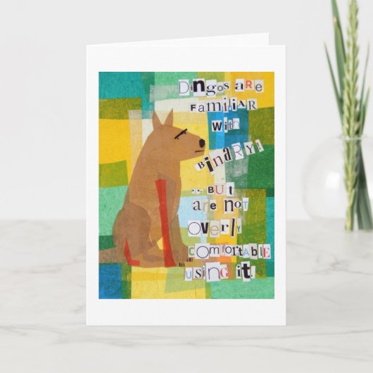 Binary Dingo Kaart (Voorkant)
