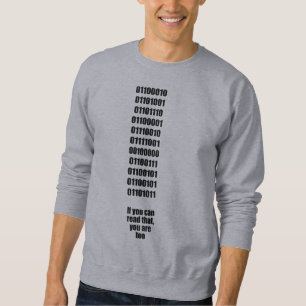Binary Geek Adult Sweatshirt