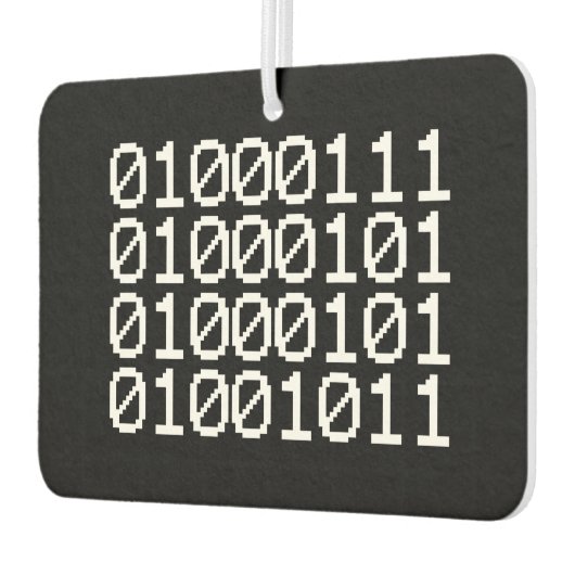 BINARY GEEK AIR FRESHENER LUCHTVERFRISSER (Links)