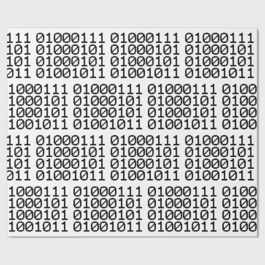 BINARY GEEK CADEAUPAPIER (Vlak)