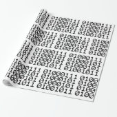 BINARY GEEK CADEAUPAPIER (Uitgerold)