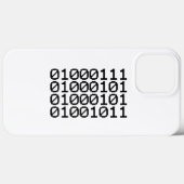 BINARY GEEK Case-Mate iPhone CASE (Achterkant (horizontaal))