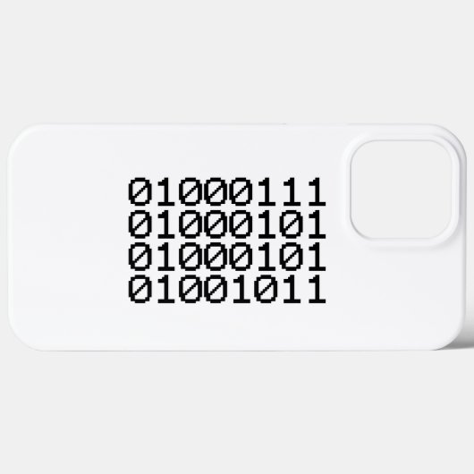 BINARY GEEK Case-Mate iPhone CASE (Achterkant (horizontaal))