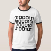 BINARY Geek FUN Graphic T-shirt (Voorkant)