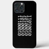 BINARY GEEK Hoesje-Mate iPhone CASE (Achterkant)