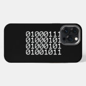 BINARY GEEK Hoesje-Mate iPhone CASE Hoesje (Achterkant horizontaal)