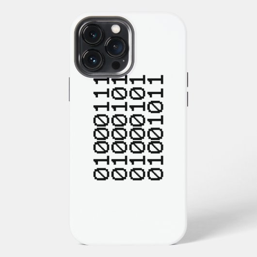 BINARY GEEK iPhone HOESJE (Achterkant)