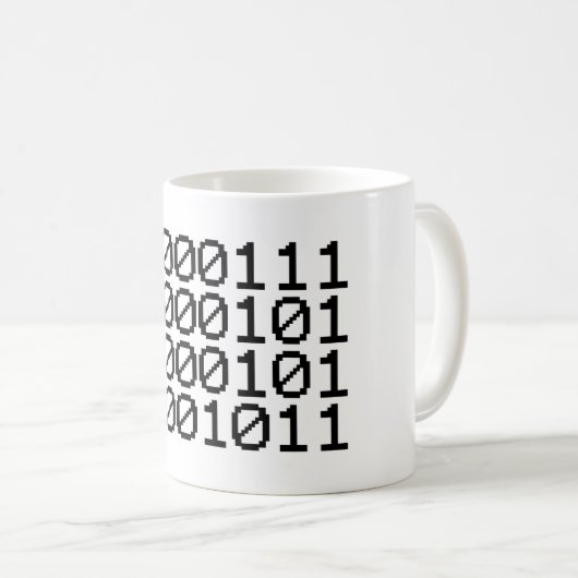 BINARY GEEK KOFFIEMOK (Voorkant rechts)