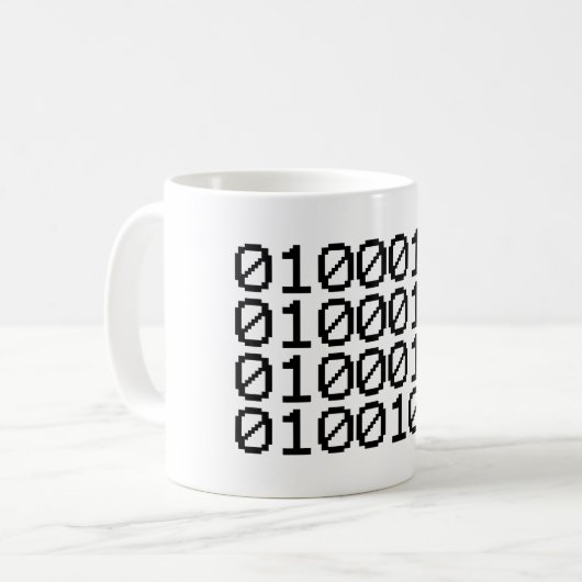 BINARY GEEK KOFFIEMOK (Voorkant links)