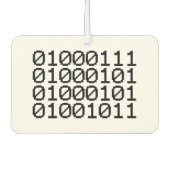 BINARY GEEK LUCHTVERFRISSER (Voorkant)