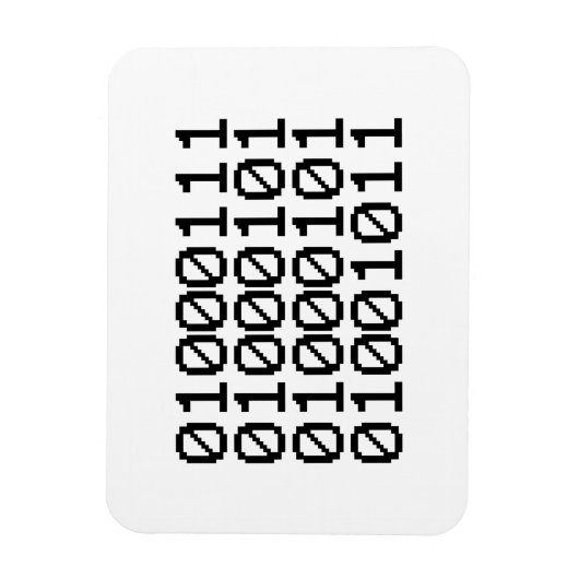 BINARY GEEK MAGNEET (Verticaal)