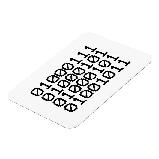 BINARY GEEK MAGNEET (Linkerzijde)
