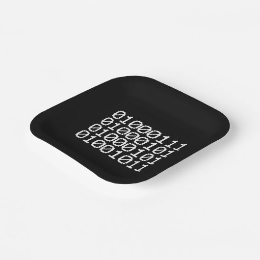 BINARY GEEK PAPIEREN BORDJE (Gebogen)