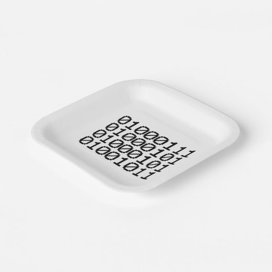 BINARY GEEK PAPIEREN BORDJE (Gebogen)