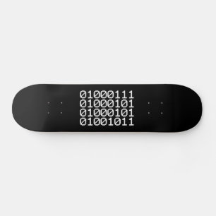 BINARY GEEK PERSOONLIJK SKATEBOARD