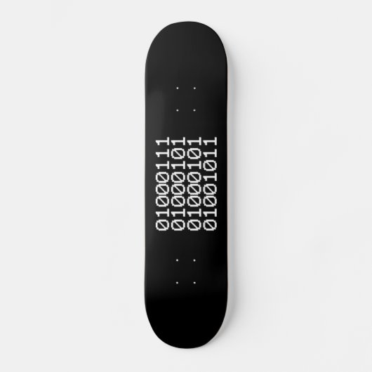 BINARY GEEK PERSOONLIJK SKATEBOARD (Voorkant)