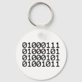 BINARY GEEK SLEUTELHANGER (Voorkant)