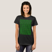 Binary Green T-Shirt (Voorkant volledig)