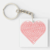 Binary Heart Sleutelhanger (voorkant)