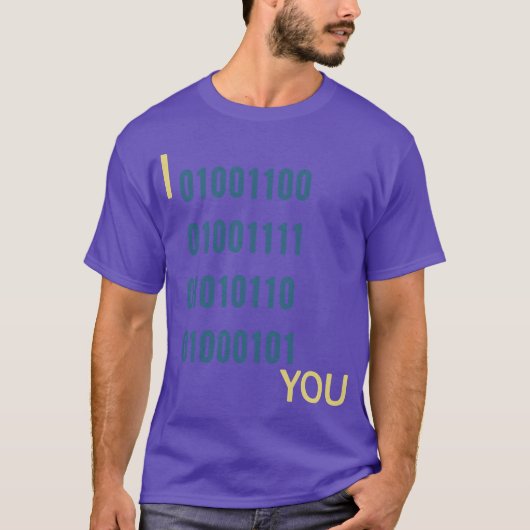 BINARY LOVE familie T-shirt (Voorkant)