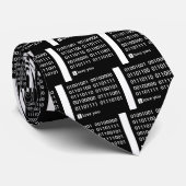 Binary Love Stropdas (Opgerold)