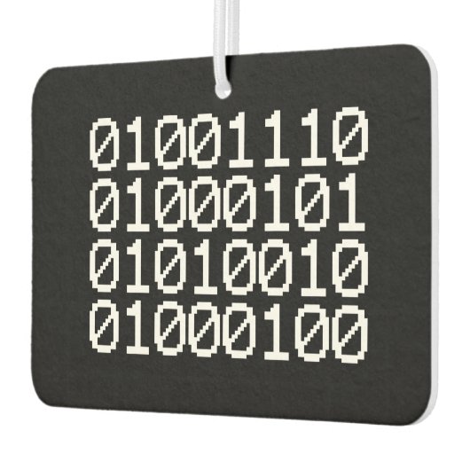 BINARY NERD AIR FRESHENER LUCHTVERFRISSER (Links)