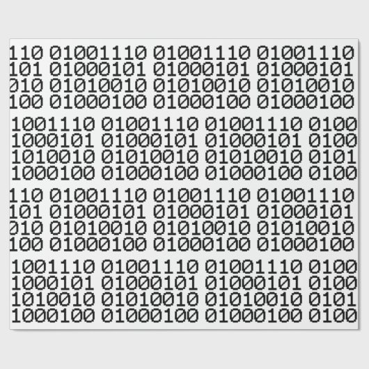 BINARY NERD CADEAUPAPIER (Vlak)