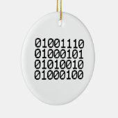 BINARY NERD KERAMISCH ORNAMENT (Rechts)