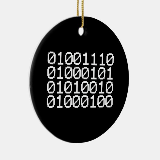 BINARY NERD KERAMISCH ORNAMENT (Rechts)