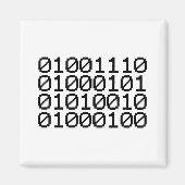 BINARY NERD MAGNEET (Voorkant)