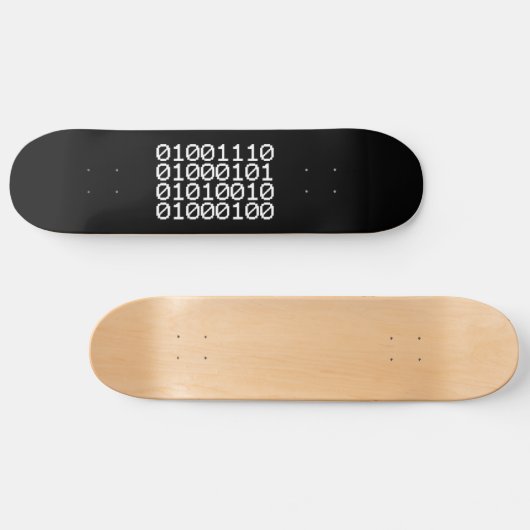 BINARY NERD PERSOONLIJK SKATEBOARD (Horizontaal)