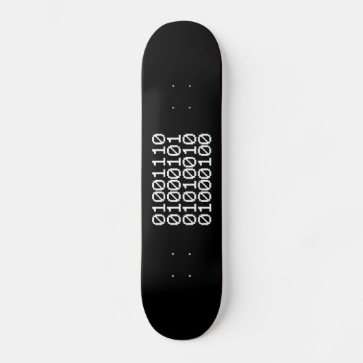 BINARY NERD PERSOONLIJK SKATEBOARD (Voorkant)